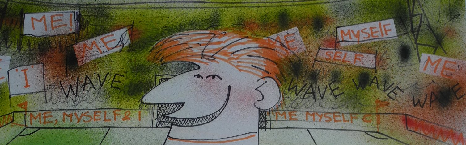 Gemälde Applaus für jemanden mit Selbstbewusstsein.